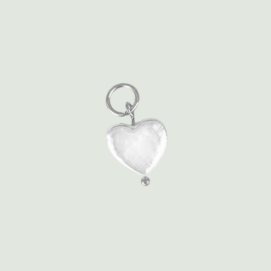 Cuore Madreperla Argento